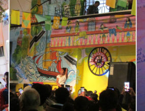 Art rickshaw Kolkata Arts Lane Festival