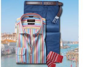 ZODIAC Presents - The Vivace Collection: “Silk Touch” Cotton Shirts In The Colors Of An Italian Summer”