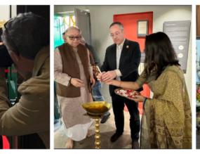 Inauguration of the Permanent Exhibition at RBU on ‘Rabindranath Tagore in Italy’